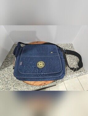 Kipling Madhouse Messenger Bag Navy Blue Unisex Adjustable Strap